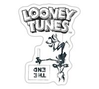 Looney Tunes Vil Coyote La Fin C'est Fini Humour Autocollant Sticker