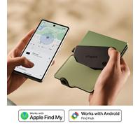 LOOP & CARD_Bundle Carte et pendentif rechargeables pour portefeuilles/sacs/clés Charcoal