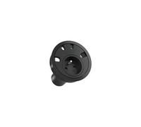 LOOP IN - Prise de courant - avec 4 passe-câbles - Type E - avec volets - 16 A - CA 250 V - noir