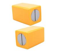 LOORGVEL 2 pièces Boîte de Rangement pour Déchets de Lames Boîte Portable Sécurisée pour Stockage et Recyclage de Lames Usagées Protection Les Coupures et Organisation Compacte