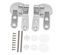 LOORGVEL Accessoires complets de charnières métalliques pour siège de toilette amortisseur et vis, couvercle WC Roca Victoria pour salle de bain