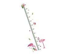 LOORGVEL Autocollant de pour Hauteur et Filles Garçon Toise Mural Croissance en Pvc Vert Animaux Cartoon, Règle de Mesure pour Suivi Jardins D'garçon et Filles et Parcs D'amusement