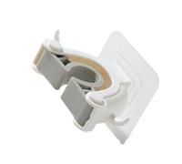 LOORGVEL Crochets Adhésifs en ABS Installation Facile et Retrait Simple 2pcs Blanc Support Mural Créatif pour Rangement pour Balai Salle de Bain Cuisine