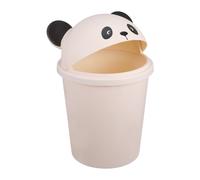 LOORGVEL Poubelle Panda Recyclage Peut Bac De Stockage Des Déchets Seau à Litière Poubelle En Forme De Panda De Bureau Plastique À Clapet Auto Porte