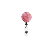 lopituwe Badge porte-carte d'identité universel robe suspendus décor étudiants infirmière médecin cartes pince vêtements accessoire dressing pendentif, Couleur rose