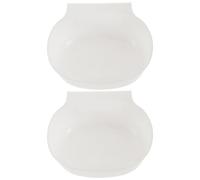 LOPUNER 2 Pièces Poubelle de Placard la Cuisine Suspendue, Porte de Meuble | Format Compact sous Évier, Ouverture Accessible, Nettoyage Facile, Rangement Gain de Place pour Déchets Alimentaires