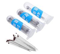 LOPUNER 300 Pièces Épingle Spécimen Insecte Acier Inoxydable Kit Aiguille Entomologie avec Tête Antidérapante pour Montage et Exposition Usage Éducatif et Laboratoire