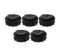 LOPUNER 5 Pièces Bouchon en Plastique pour Vidange 660l Noir Poubelle | Couvercle Inférieur, Protection Étanche et Anti-fuite, Installation Simple pour Conteneur, Bac et Usage Extérieur