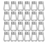 LOPUNER Coffret de 30 Mini Salières et Poivrières en Verre Design Léger et Portable Cuisine et Repas en Plein Air