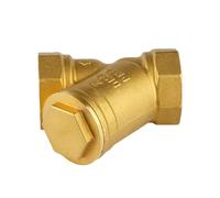LOPUNER Filtre à Tamis Laiton Y Simple Crépine Corrosion et Usure Résistante Raccord Laiton pour Système de Canalisation