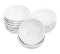 LOPUNER Lot de 12 Bols à Sauce en Céramique Blanche pour Condiments, Bols à Tapas Individuels pour Pique-niques et Service de Petits Plats
