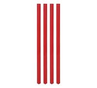LOPUNER Lot de 4 barres de coupe guillotine : lame en plastique pour massicot, barre de coupe renforcée pour salle de ureau et entreprise, 45 cm/17,7 pouces