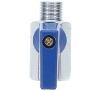 LOPUNER Mini Vanne à Bille Fonctionnement Pneumatique Filetage Npt Mâle et Femelle en Laiton Conception Compacte Gain de Place pour Usage Plomberie et Industriel