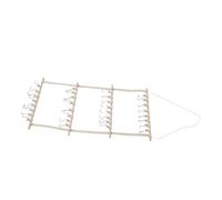 LOPUNER Organisateur Mural pour Accessoires Cheveux Filles Support Bandeau et Pinces Rangement Clips et Nœuds Étagère Murale Pratique PU et Facile à Nettoyer et Installer