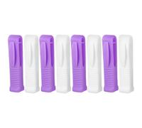 LOPUNER Ouvre-ampoules Mini Ouvre-bouteille 8 Pièces pour en Plastique Design Cannelé, Coupe Précise et Collecte Sécurisée Réutilisable des