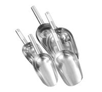 LOPUNER Pelle à Céréales Pelle à Glaçons Lot de 5 en Acier Inoxydable pour Cuisine et Rangement Alimentaire