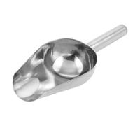 LOPUNER Pelle Argenté, Acier à Inoxydable 205g Nourriture pour Animaux | Facile à Nettoyer, Facile à Saisir, pour Farine et Ingrédients Culinaires, Couleur Argenté