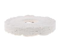 LOPUNER Roue de Polissage en Tissu Blanc pour Machines à Plaquer les Chants Fonctionnement Automatique et Intégration sans Couture, pour Lignes de Production de Mobilier