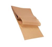 LOPUNER Rouleau de Papier Sulfurisé Marron 100pcs en Pulpe, Papier Parchemin Épais Antiadhésif, Résistant Four et Micro-ondes pour Cuisson et Pâtisserie