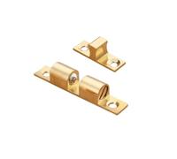 Loquet à bille ressort en laiton Double rouleau, 10 pièces, Tension réglable, verrouillage de porte d'armoire placard, quincaillerie châssis boucle Pour armoires