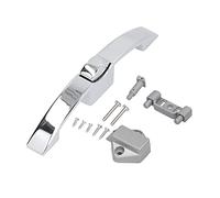 Loquet à Bouton Poussoir Avec Poignée en Métal Sans Clé Loquet de Verrouillage Bouton de Porte Universel Serrure D'armoire Murale pour Navires, Yachts, Camping Cars Portes D'armoires de Meubles
