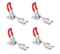 Loquet À Pince À Bascule Réglable 2/4 Pièces | Loquets robustes, capacité de maintien, traction for couvercle de fumeur, boîte à outils de gabarit, Cas(4PCS)