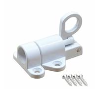 Loquet à ressort automatique en alliage d'aluminium pour portes et battants | Loquet à ressort automatique compact en alliage d'aluminium de 58 x 44 mm avec vis de fixation pour une fixation sûre de la