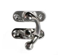Loquet Boîte Métal Style Chinois Nouveau Design Vintage(Right hook silver) | Style chinois nouveau, artisanat exquis, détails intriqués, parfait décoration intérieure, élégance