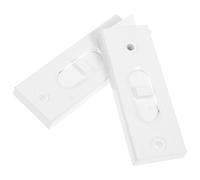 Loquet Coulissant à Ressort de Remplacement pour Fenêtre, Paire Blanche | Verrou Fenetre Coulissante, Plastique Solide, Contrôle Précis, Sécurité Renforcée, Quincaillerie pour Maison