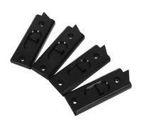 Loquet de Fenêtre Coulissante à Inclinaison Ressort, 2 Paires | Remplacement à Deux Trous, Plastique et Métal, Fonctionnement Silencieux, pour Cadres et Ouvrants