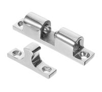 Loquet de Porte à Bille en Laiton Massif, Loquet Caché Argenté 40 MM | Loquet à Boule de Porte, Ressort de Porte Marine, Alliage de Zinc et Acier Inoxydable, pour Rv et Bateau