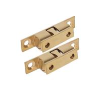 Loquet de porte à Double boule, 6 pièces, 40/50/60mm, serrure bille ressort for placard, loquet Tension réglable, boucle en laiton Pour armoires