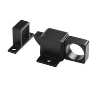 Loquet de porte automatique à ressort pour châssis de fenêtre, verrou de sécurité en alliage d'aluminium, pêne dormant réglable à fermeture automatique pour bureau à domicile, noir