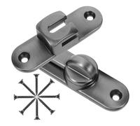 Loquet de Porte Coulissante en Acier Inoxydable, Verrou à Glissière | Installation Horizontale, Finition Polie sans Bavure, Usage pour Portes et Portails, Simple Pose DIY