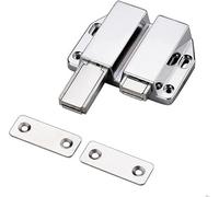 Loquet de porte d'armoire, ferme-tiroir, pousser for ouvrir | Blanc et alliage 2 pièces for armoire tiroir armoire cuisine(D)