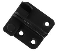 Loquet de Porte de Grange en Acier Inoxydable, Noir, Gauche | Installation Facile, Retrait Rapide, Dureté Élevée, Sécurité Renforcée, pour Maison et Appartement