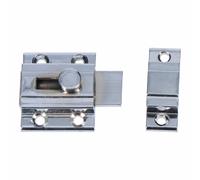 Loquet de porte EDM 85084 nickel Acier 25 mm 25mm Broche