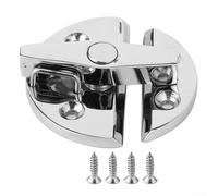 Loquet de porte en acier inoxydable de qualité marine, bouton rotatif 316 pour hayon de bateau, console centrale, couvercle de puits d'appât, matériel résistant à l'eau salée, argent, 5,6 x 6,1 cm