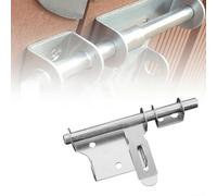 Loquet de porte en acier inoxydable robuste avec cadenas pour clôture de jardin 60 mm