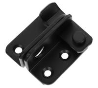 Loquet de Porte en Acier Inoxydable, Verrou Gauche, Noir | Usage Appartement et Hôtel, Installation Simple, Remplacement Facile, Retrait Rapide, Usage Longue Durée