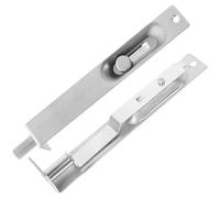 Loquet de Porte Encastré en Acier Inoxydable Argenté, Robuste