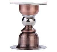 Loquet de porte magnétique en acier inoxydable, vis à ruban adhésif double face for un montage plus solide, gardez votre porte ouverte, cale (couleur : argent)(Red Bronze)