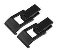 Loquet de réparation de boîtier noir moulé à vis | Lot de 2 fermetures de boîte à outils de rechange pour alignement de boîte d'équipement, entretien quotidien
