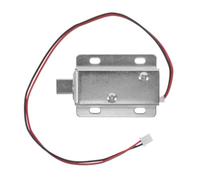 Loquet Électrique Compact 12v 0,6a en Métal pour Casier Intelligent | Montage en Surface, Verrou à Biseau et Tige Bas, pour Tiroirs et Portes D’armoire