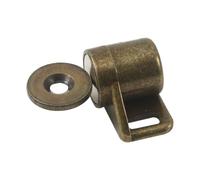 Loquet Magnétique Antique Élégant Or en Alliage de Zinc, pour Armoire | Tiroir et Porte de Placard, Aimant Discret, Léger, Protège les Ouvertures Accidentelles