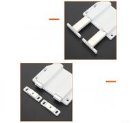 Loquet Magnétique Armoire 9.9x7cm pour forte Traction Loquet(White:) | pour forte traction magnétique, fermeture sécurisée, fini élégant, dimensions 9.9x7cm, pour armoires