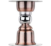 Loquet magnétique de porte en acier inoxydable, pas besoin de percer du ruban adhésif double face, butée de porte anti-collision, protège les portes et les murs, cale (couleur : or)(Red Bronze)