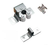 Loquet magnétique, loquet de porte d'armoire à pousser pour fermer avec aimant puissant, ferme-porte de placard pour armoires de cuisine (D)