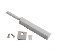 Loquet magnétique pour fermeture de garde-robe Blanc | Boîtier en plastique ABS, construction, utilisation durable, mise à niveau des armoires de cuisine, facile à nettoyer