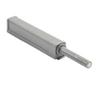 Loquet magnétique pour fermeture de garde-robe (gris) | Boîtier en plastique ABS, construction, utilisation durable, mise à niveau des armoires de cuisine, facile à nettoyer